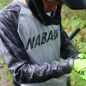 Dres na MTB Nabajk Smrkk men jersey long sleeve grey