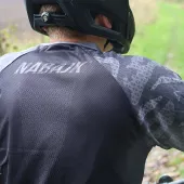 Dres na MTB Nabajk Smrkk men jersey long sleeve grey