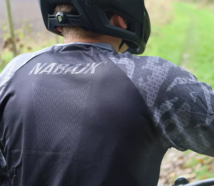 Dres na MTB Nabajk Smrkk men jersey long sleeve grey