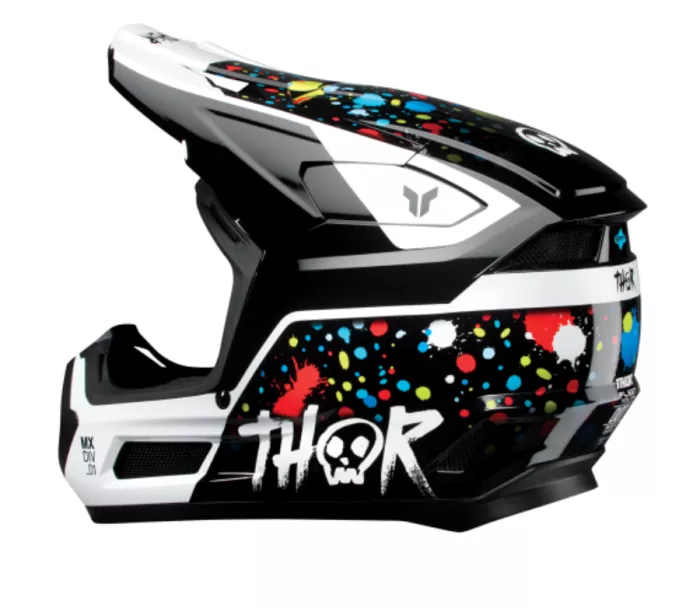 Thor 0111 - 1694 Youth Fleet Splat helma black vel.L