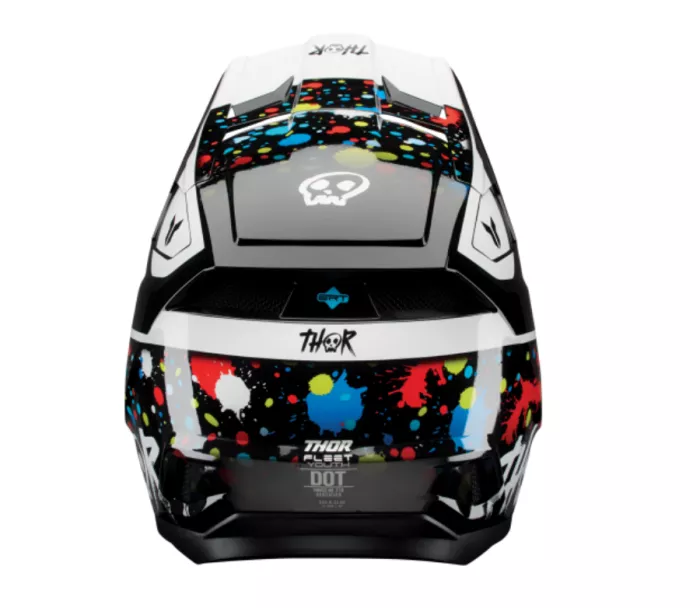 Thor 0111 - 1694 Youth Fleet Splat helma black vel.L