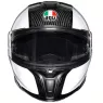 Helma na moto AGV Sportmodular PLK carbon/white