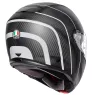 Helma na moto AGV Sportmodular PLK Refractive carb/silv