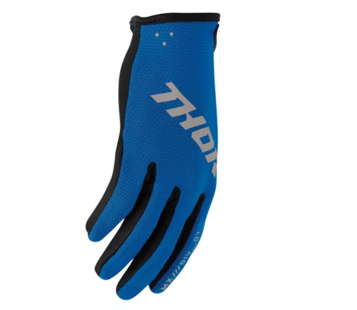 Motokrosové rukavice Thor Ridemode Static blue