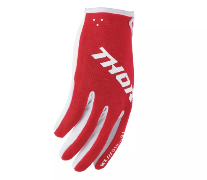 Thor 3330 - 8341 Ridemode Static rukavice red vel.XL