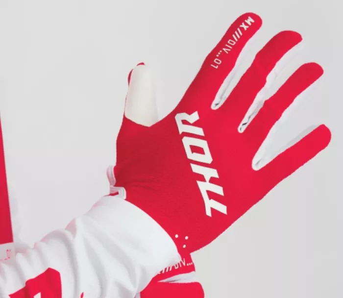 Thor 3330 - 8341 Ridemode Static rukavice red vel.XL