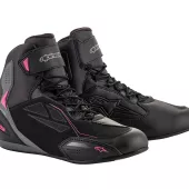 Dámske topánky na moto Alpinestars Stella Faster-3 Drystar black / fuchsia