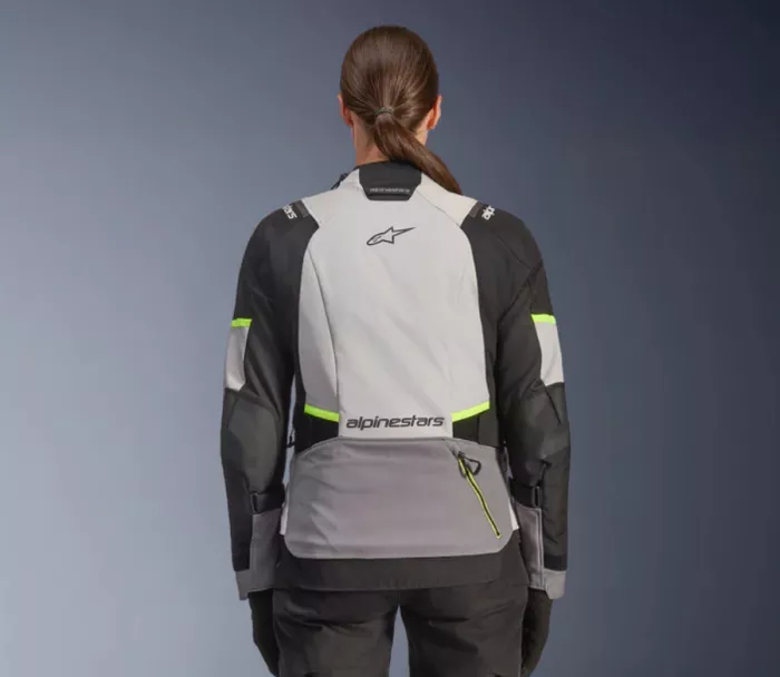 Dámska bunda 2026 Alpinestars Stella Andes V4 Drystar grey/black/yellow fluo