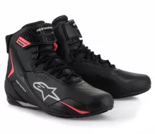 Dámske topánky 2026 Alpinestars Stella Faster-4 Drystar black/grey/coral fluo