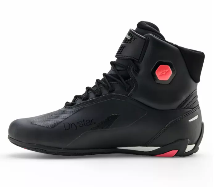 Dámske topánky 2026 Alpinestars Stella Faster-4 Drystar black/grey/coral fluo