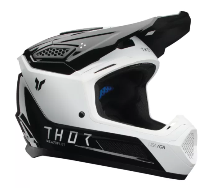 Thor 0111 - 1687 Youth Fleet Storm helma black/white vel. M