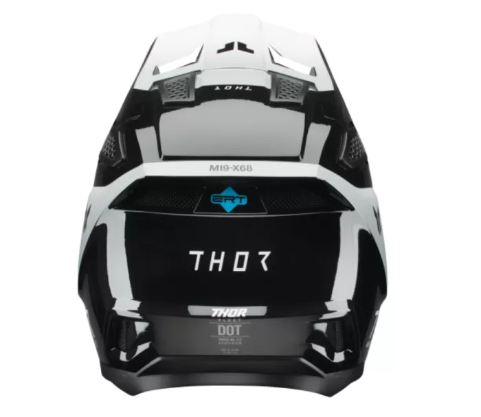 Thor 0111 - 1687 Youth Fleet Storm helma black/white vel. M