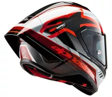 Alpinestars Supertech R10 Team black/carbon red/white glossy helmet vel. M