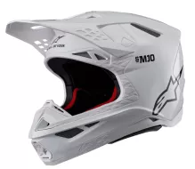 Motokrosová prilba 2026 Alpinestars S-M10 Supertech Solid white/glossy