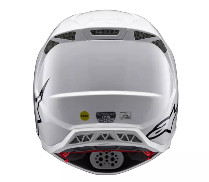 Motokrosová prilba 2026 Alpinestars S-M10 Supertech Solid white/glossy