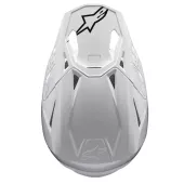 Motokrosová prilba 2026 Alpinestars S-M10 Supertech Solid white/glossy