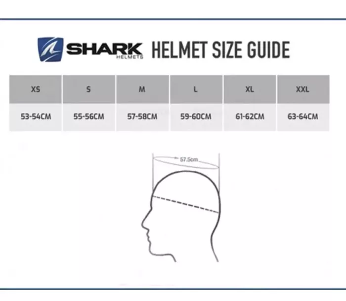 Shark BLK RIDILL 2 BLANK Black vel. M