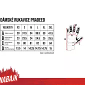 Dámske rukavice Nabajk Pradeed grey/pink