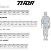 Detské motokrosové nohavice Thor Ridemode Menace blue