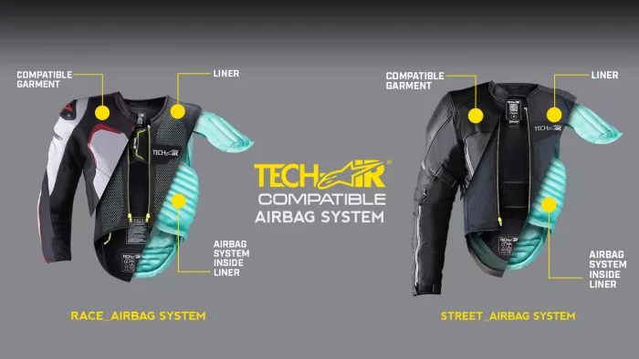 Alpinestars Tech-Air® STREET nafukovací vankúš vesta + certifikovaný servis airbagov