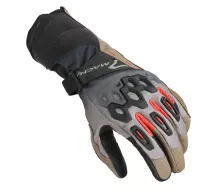 Rukavice na moto Macna Tanamax taupe/black/red