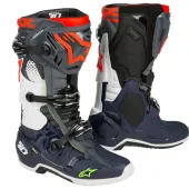 Motokrosové topánky Alpinestars Tech 10 gray / blue / red
