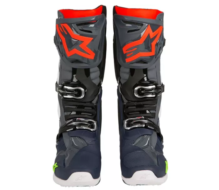 Motokrosové topánky Alpinestars Tech 10 gray / blue / red