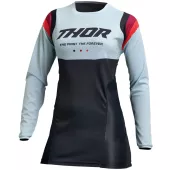 Dámsky motokrosový dres Thor Pulse Rev black/mint