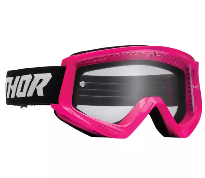 Motokrosové okuliare Thor Combat flo pink/black