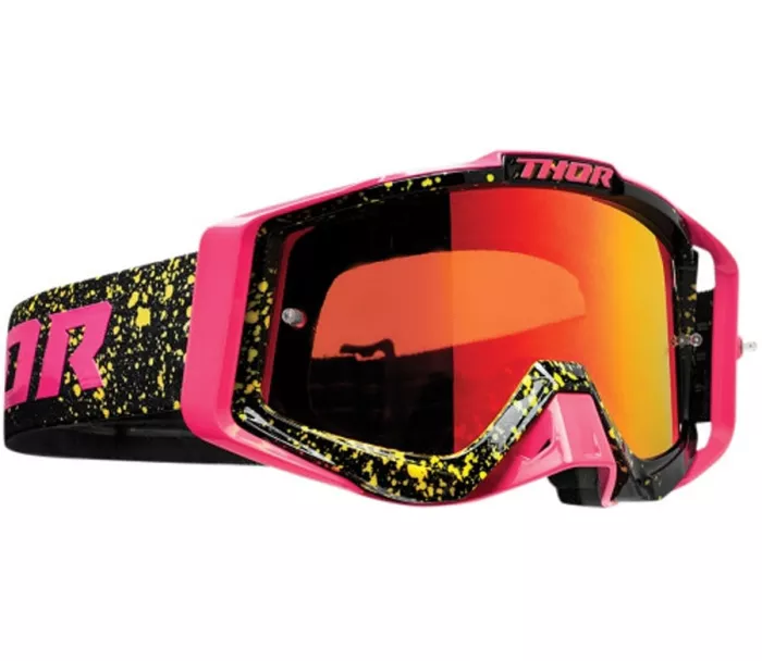 Motokrosové okuliare Thor Sniper Pro Splatta flo pink/black