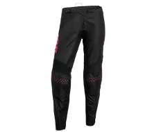 Motokrosové nohavice dámske Thor Sector Minimal black/flo pink veľ. 11/12