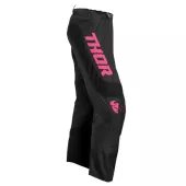 Motokrosové nohavice dámske Thor Sector Minimal black/flo pink veľ. 9/10