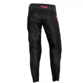 Motokrosové nohavice dámske Thor Sector Minimal black/flo pink
