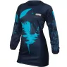 Dámsky motokrosový dres Thor Pulse Counting sheep aqua