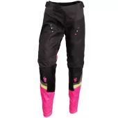 Dámske motokrosové - enduro kalhoty THOR PULSE RACEWEAR REV CHARCOAL/FLUO PINK vel. 5/6
