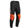 Detské motokrosové nohavice Thor Youth Sector Chev nohavice charcoal / red orange