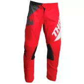 Detské motokrosové nohavice Thor Sector Edge red/white veľ. 22
