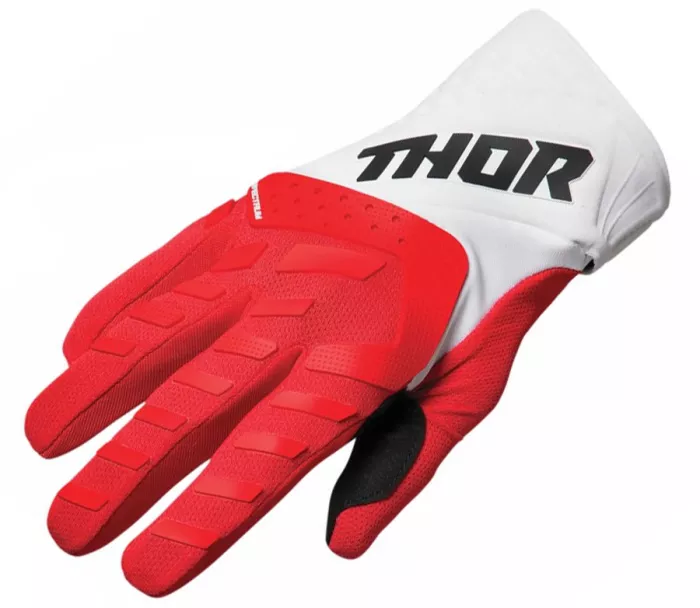 Rukavice na moto Thor Spectrum rukavice red/white vel. M