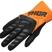 Dětské motokrosové rukavice Thor Youth Spectrum rukavice black/orange vel. M