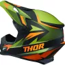 Motokrosová prilba Thor Sector Warship Ece helma green/orange