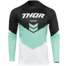 Detský motokrosový dres Thor Youth Sector Chev dres black/mint