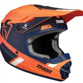 Detská motokrosová helma Thor Youth Sector Mips Split helma orange/navy