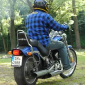 Kevlarová košele na motorku Trilobite Timber 2.0 blue