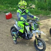 Detské motokrosové topánky XRC MX Move junior black