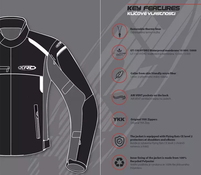 XRC Totter 2.0 WTP ladies sport jacket black L