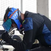 Pánska bunda XRC TOURER AIR HLT Tech Air ready black/blue