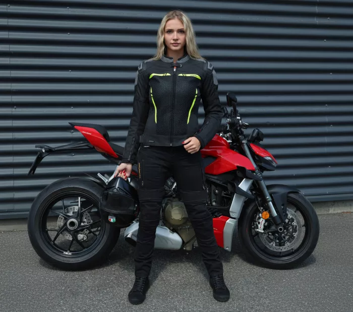 Dámska bunda na moto XRC TOURER AIR HLT Tech Air ready black