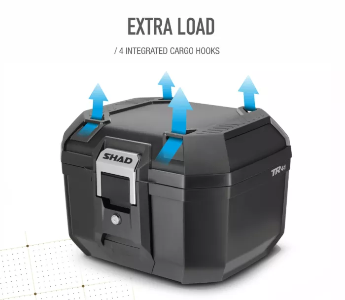 Vrchný kufor Shad Terra TR41 full black