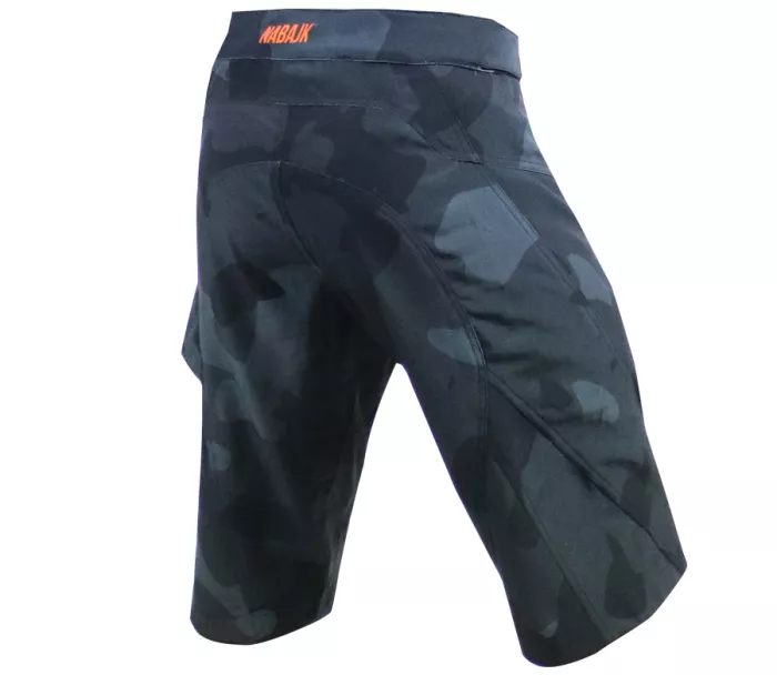 Nabajk Trautenberk men shorts black camo/orange 32
