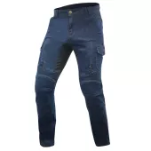 Kevlarové džínsy na moto Trilobite Acid Scrambler dark blue veľ. 32